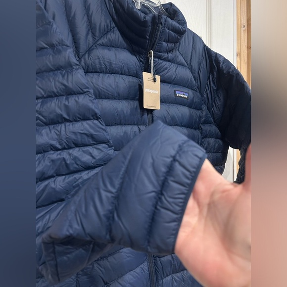 Patagonia Women’s XXL Down Sweater Puffer Jacket New Navy Blue NWT Puff - Picture 3 of 16